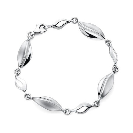 Bransoletka Srebrna pr 925 Liść